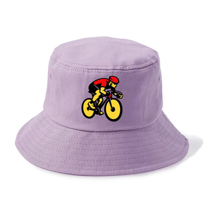 Speed Demon Cyclist - Bucket Hat - Purple