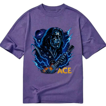 Cosmic Chrome Portrait - Classic T-shirt - Purple