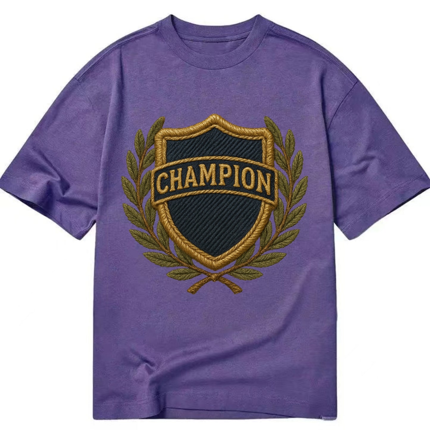 Champion Shield  - Classic T-shirt - Purple