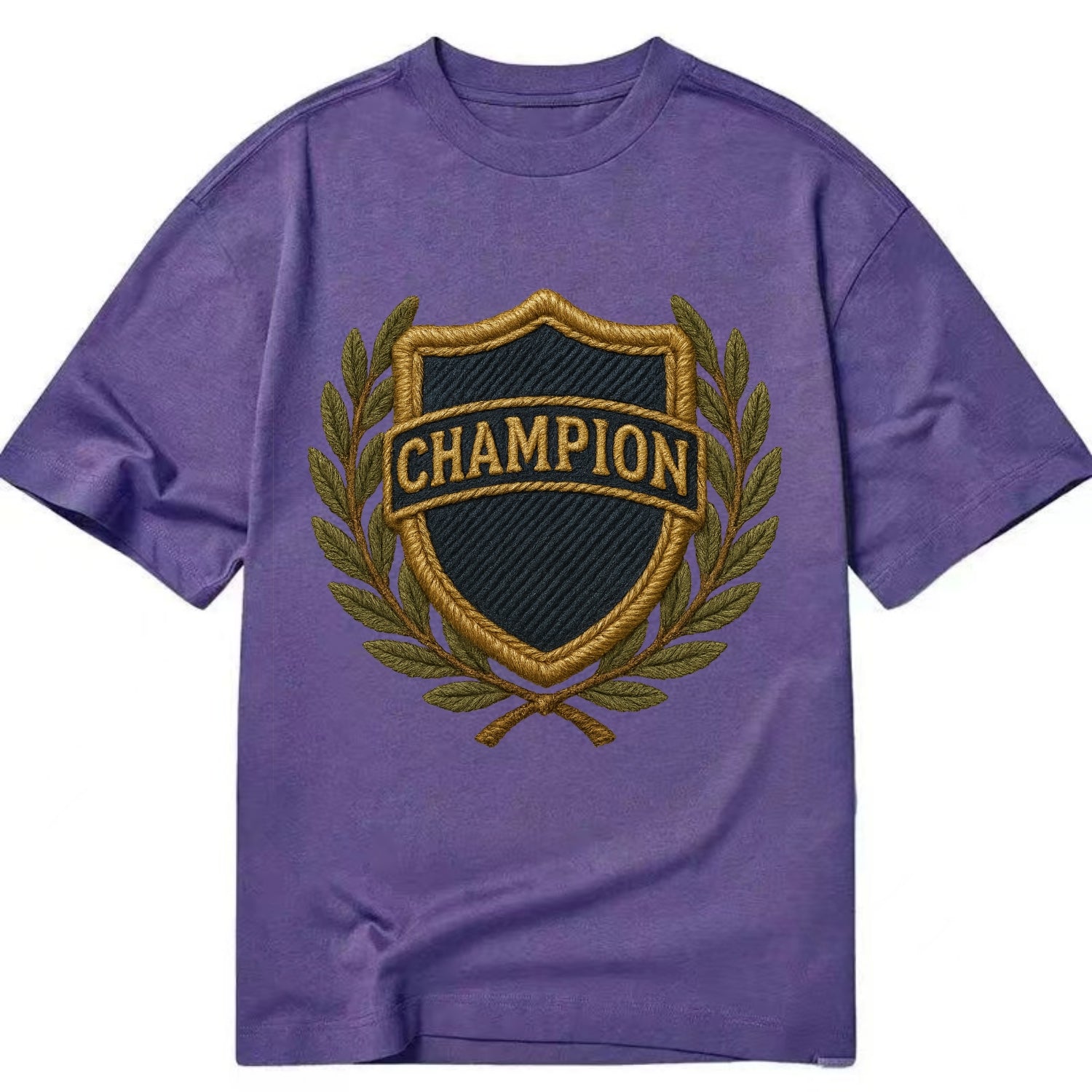 Champion Shield  - Classic T-shirt - Purple