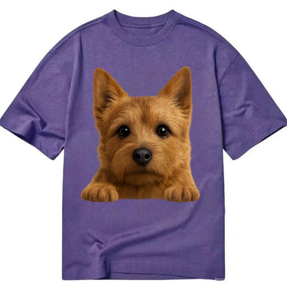 Norwich Terrier  - Classic T-shirt - Purple