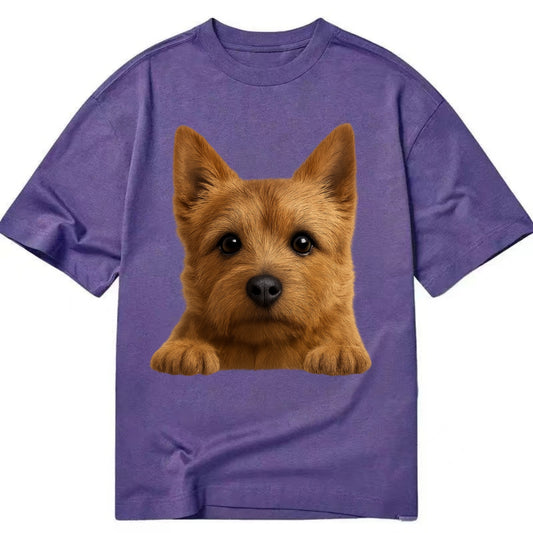 Norwich Terrier  - Classic T-shirt - Purple