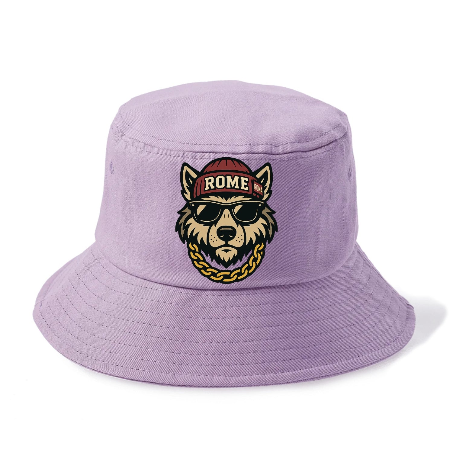 Rome Wolf - Bucket Hat - Purple
