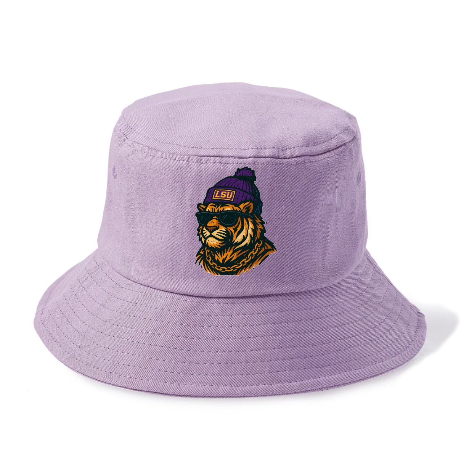 LSU Mike Tiger - Bucket Hat - Purple