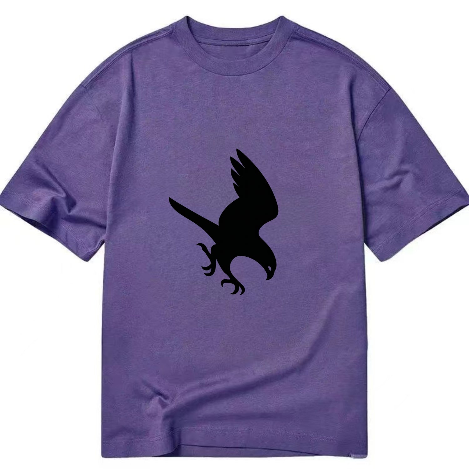 Hawk diving for prey - Classic T-shirt - Purple