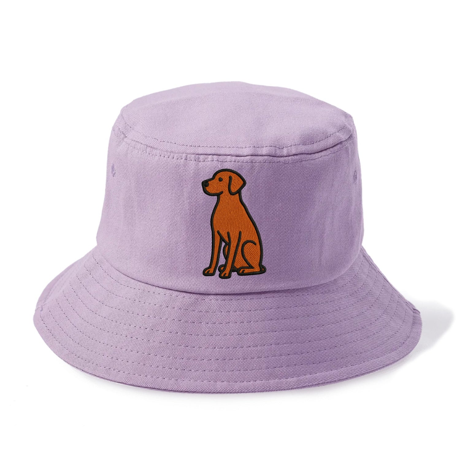 Vizsla - Rust colored sitting pose - Bucket Hat - Purple