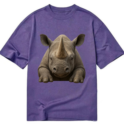 Rhinoceros  - Classic T-shirt - Purple