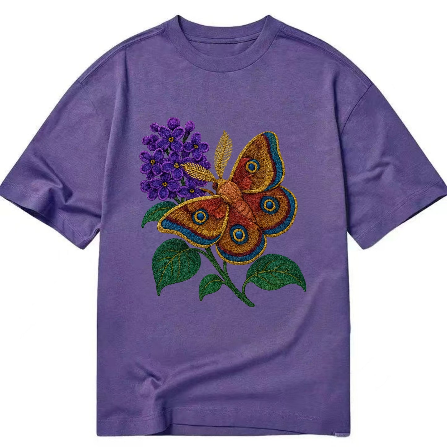 Polyphemus Moth - Classic T-shirt - Purple