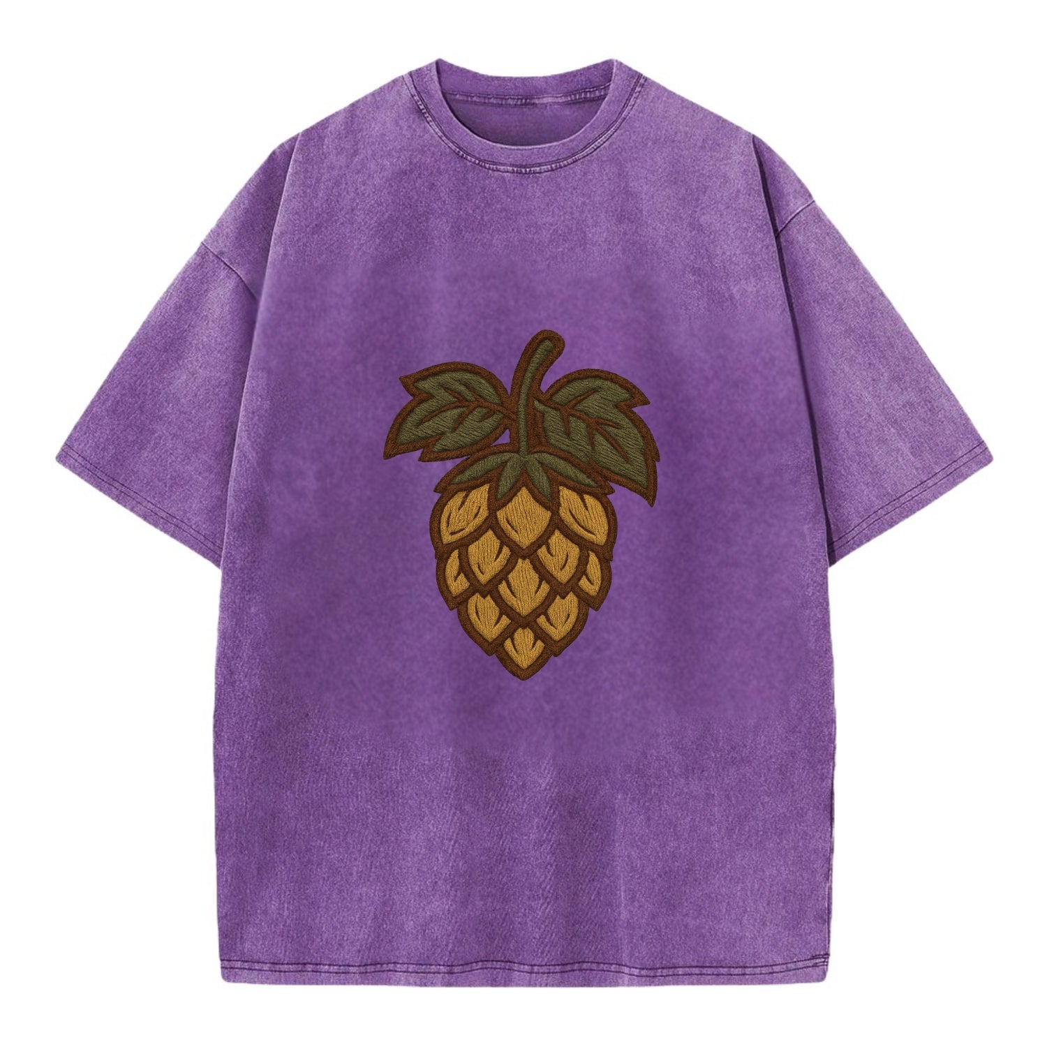 Hop Cone  - Vintage T-shirt - Purple