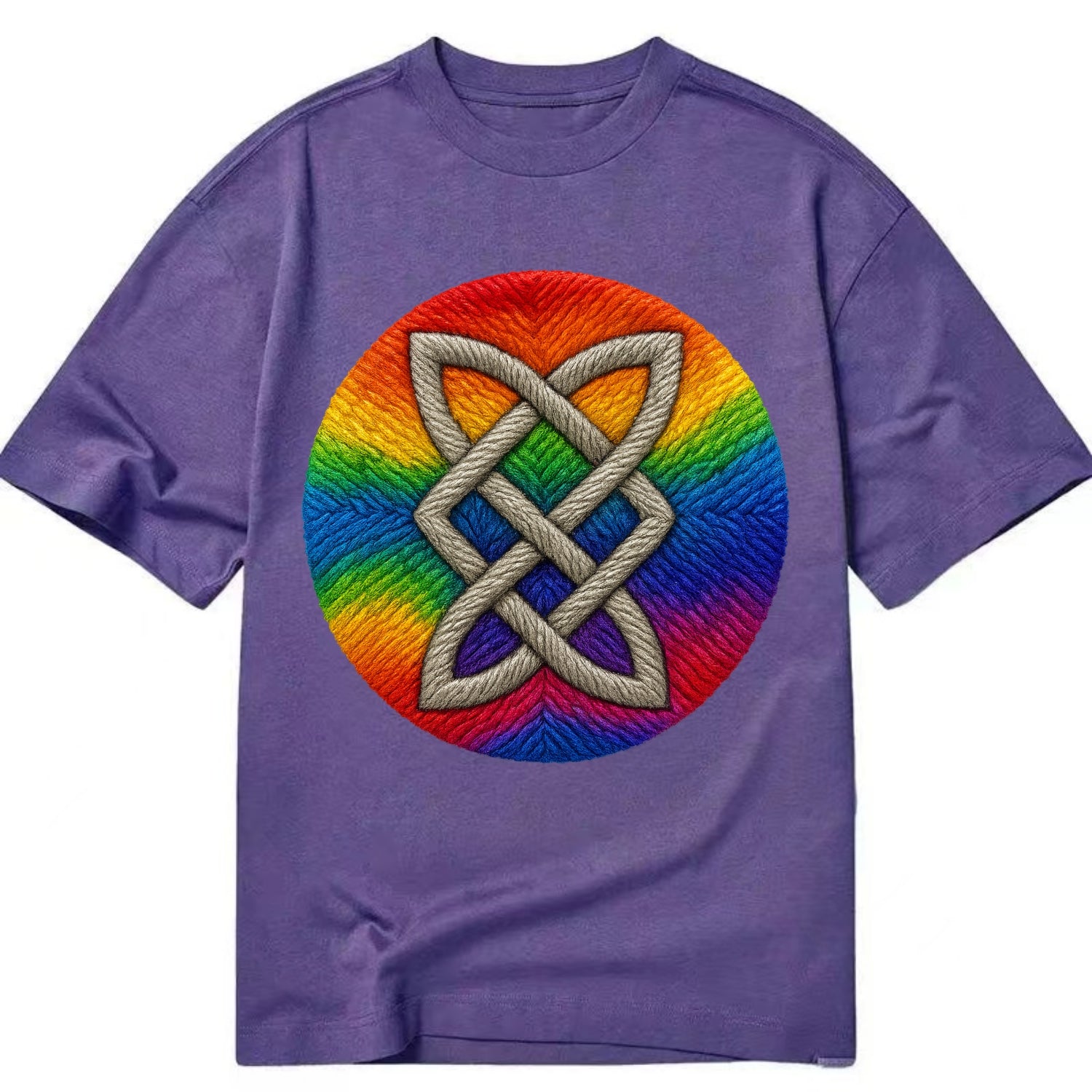 Celtic Shield Knot  - Classic T-shirt - Purple