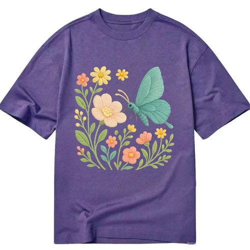 Mint Night Butterfly - Classic T-shirt