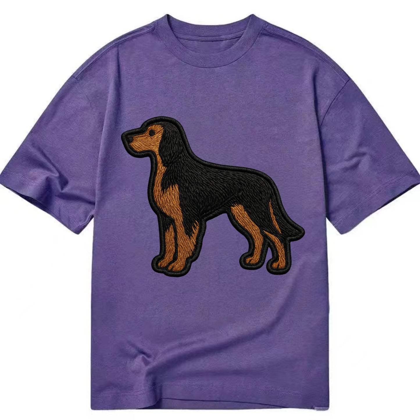 Gordon Setter - Modern setter silhouette - Classic T-shirt - Purple