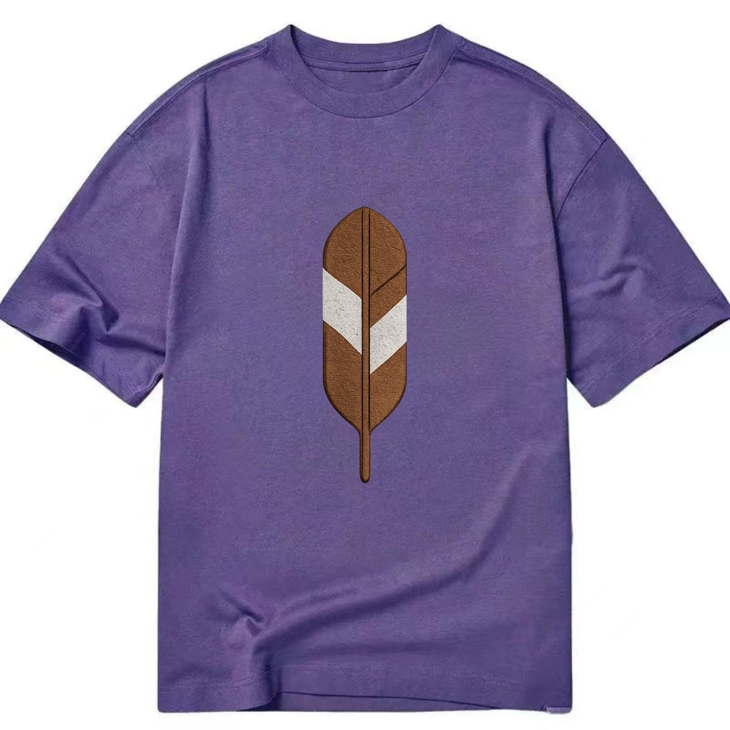 Eagle Feather  - Classic T-shirt - Purple