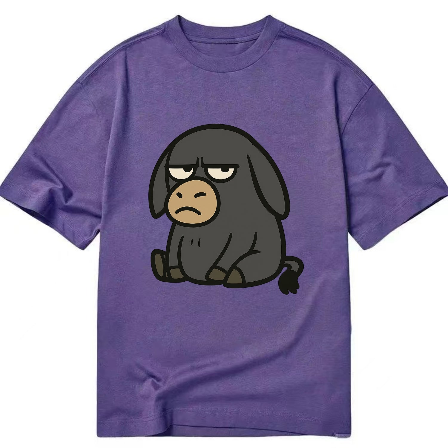 The Donky Judging Silently - Classic T-shirt - Purple