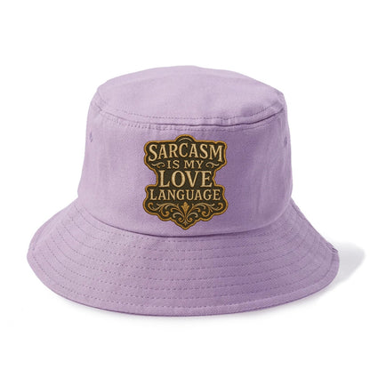 Sarcasm Is My Love Language  - Bucket Hat - Purple