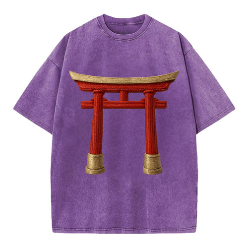 Japanese Torii Gate  - Vintage T-shirt