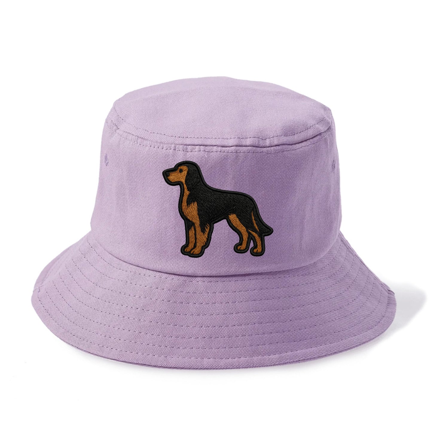 Gordon Setter - Modern setter silhouette - Bucket Hat - Purple