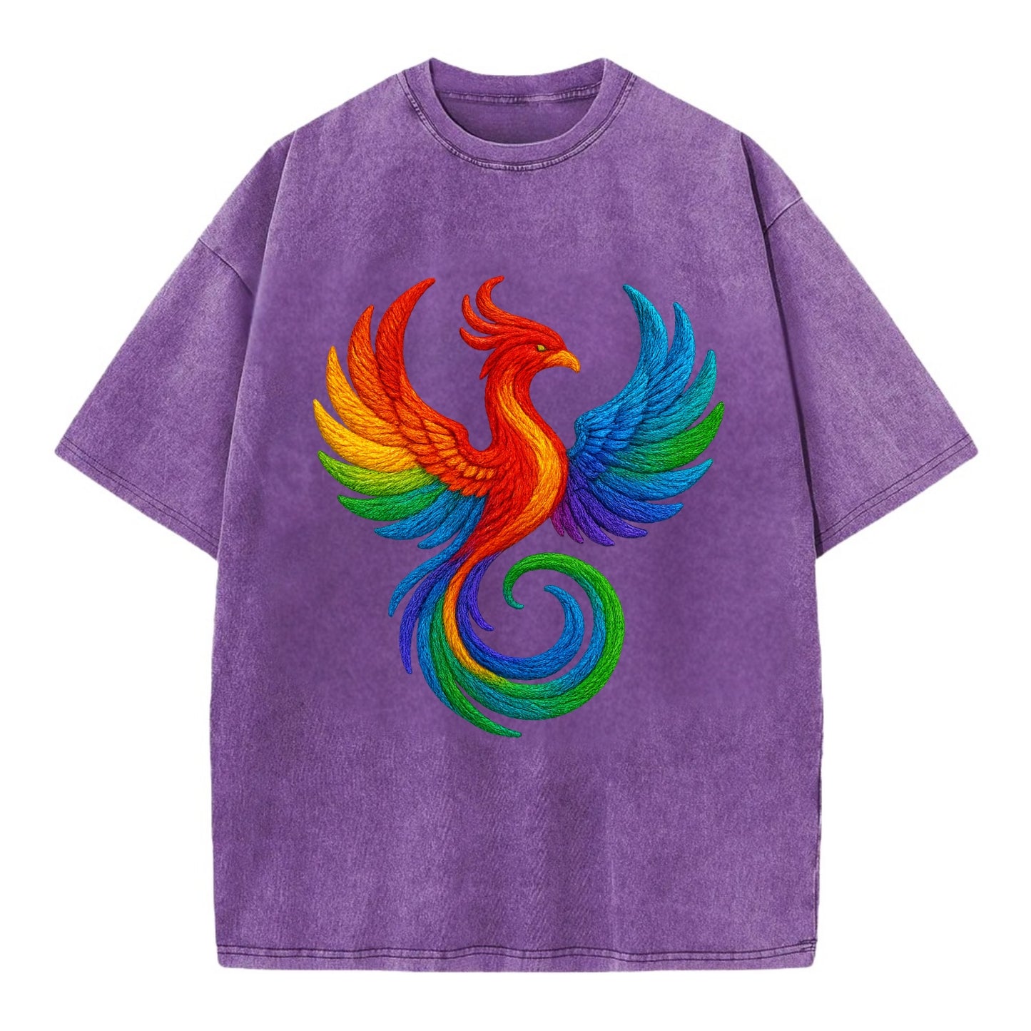 Phoenix Rising  - Vintage T-shirt - Purple