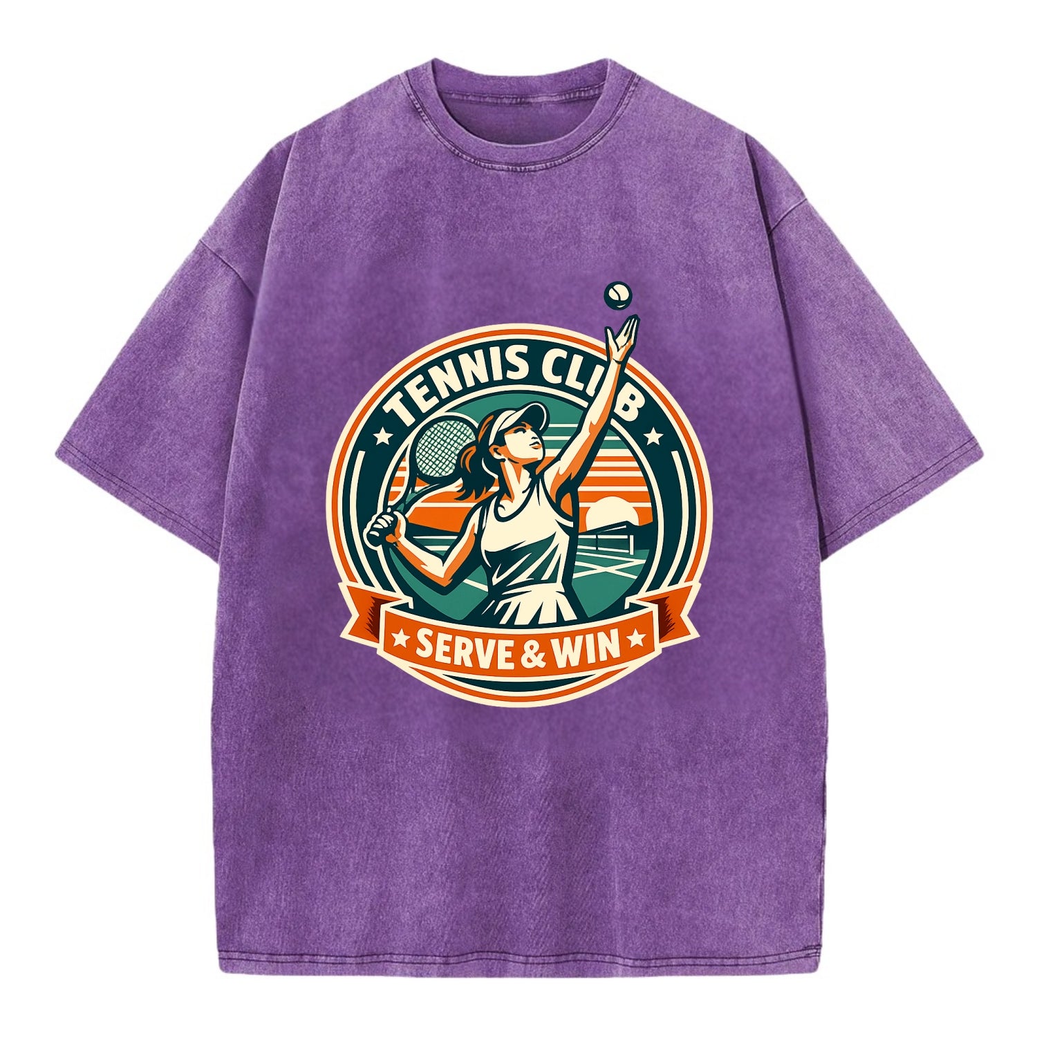 Ace of the Court - Vintage T-shirt - Purple