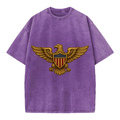 Pilot Wings  - Vintage T-shirt - Purple