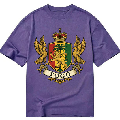 Togo Heritage Badge  - Classic T-shirt - Purple