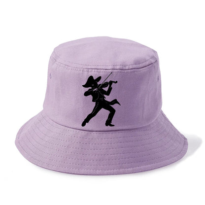Mariachi violinist passionate performance - Bucket Hat - Purple