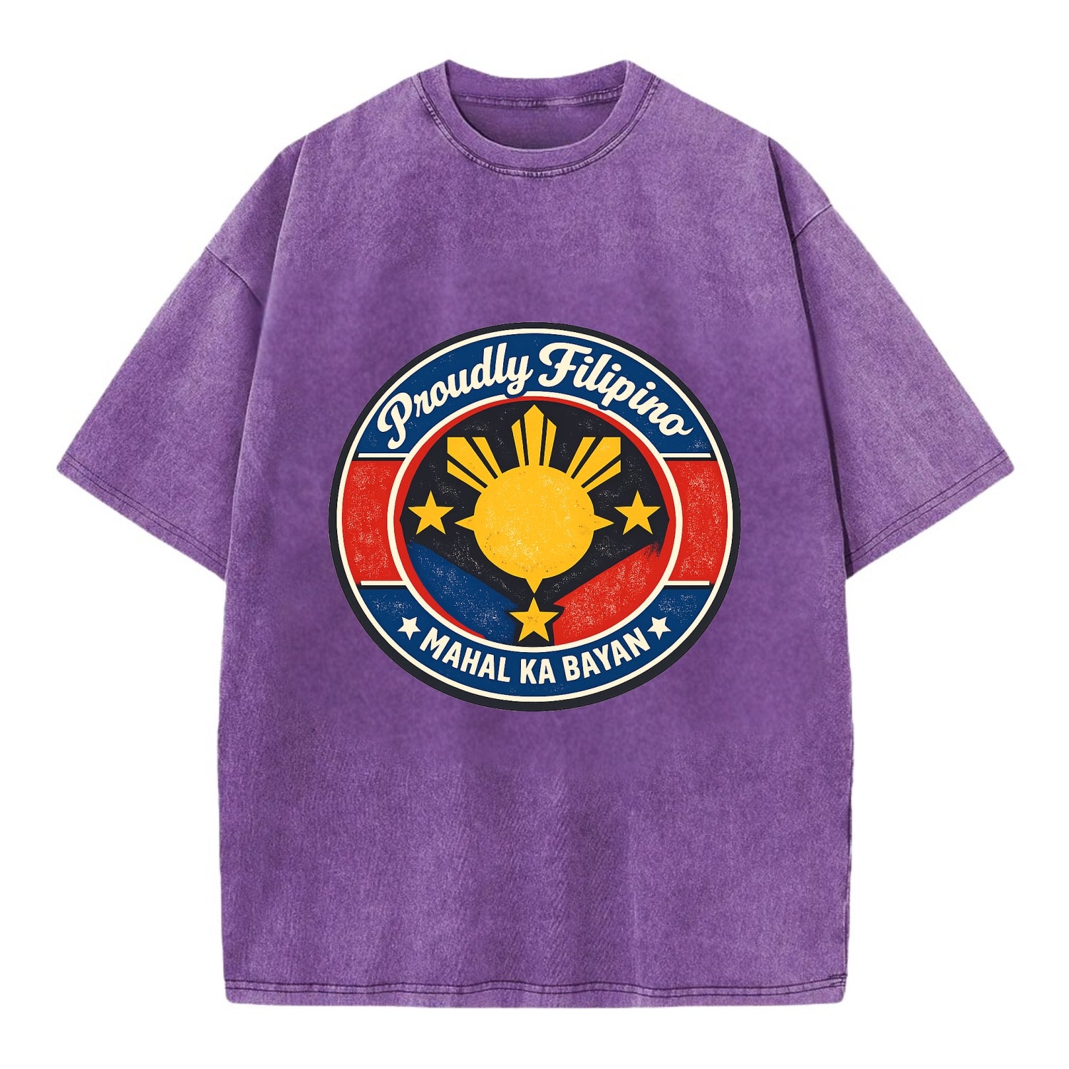 Radiant Philippine Heritage - Vintage T-shirt - Purple