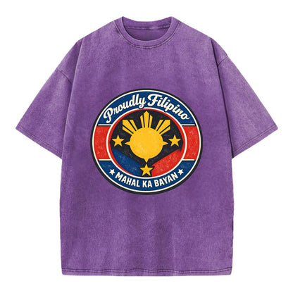 Radiant Philippine Heritage - Vintage T-shirt - Purple