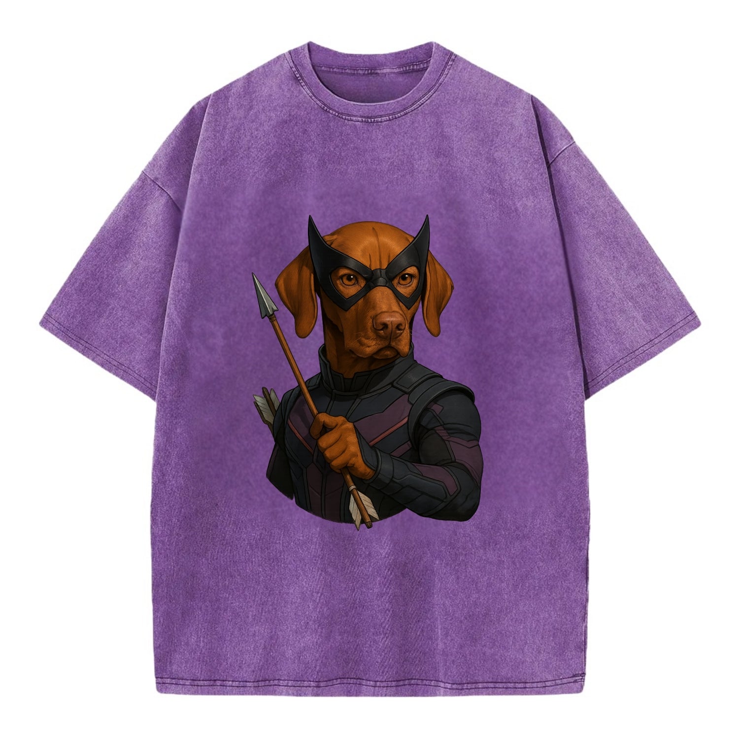 Vizsla Hawkeye  - Vintage T-shirt - Purple