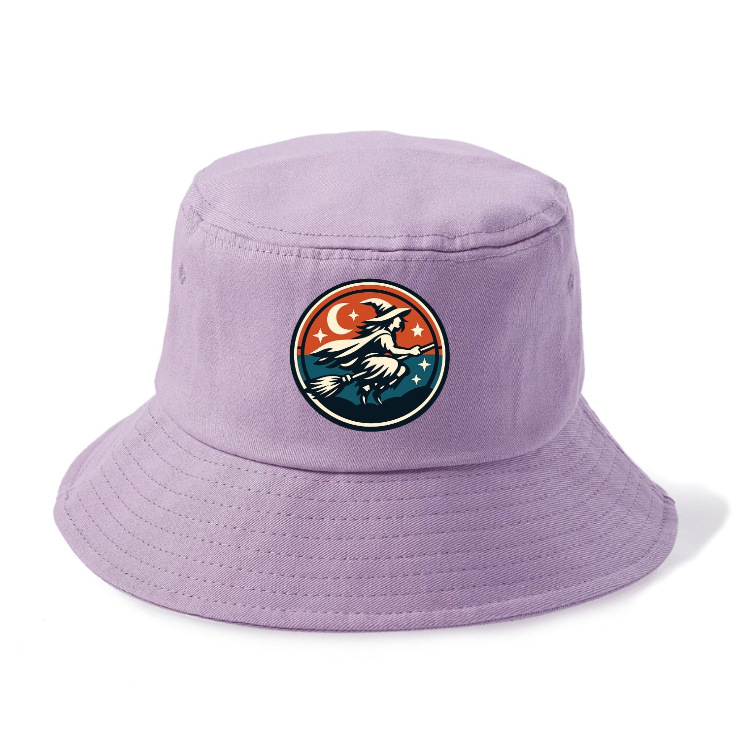Mystic Night Witch Emblem - Bucket Hat - Purple