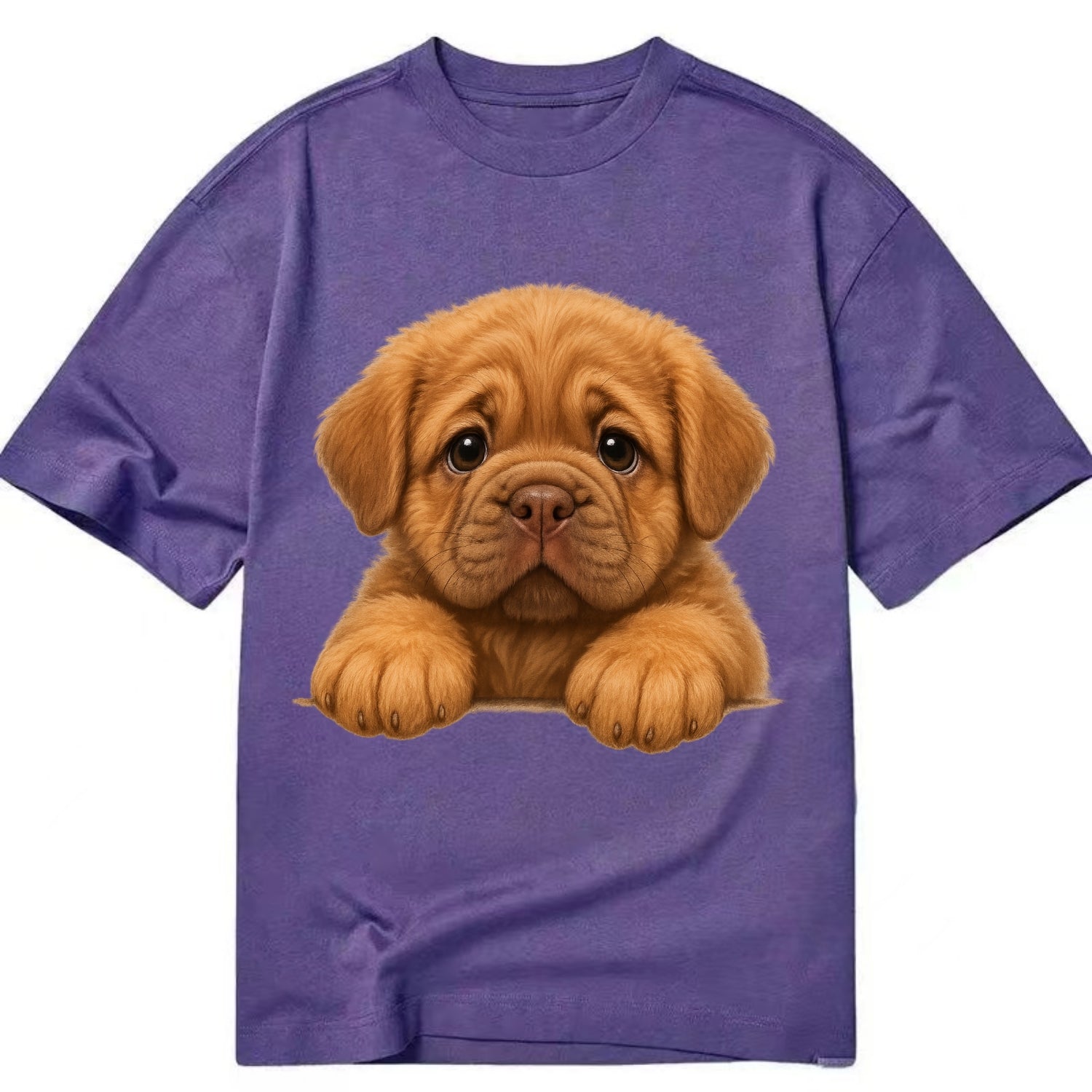 Neapolitan Mastiff  - Classic T-shirt - Purple