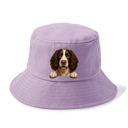 English Springer Spaniel  - Bucket Hat - Purple