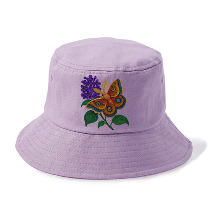 Polyphemus Moth - Bucket Hat - Purple