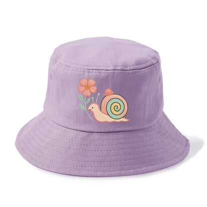 Coral Snail - Bucket Hat - Purple