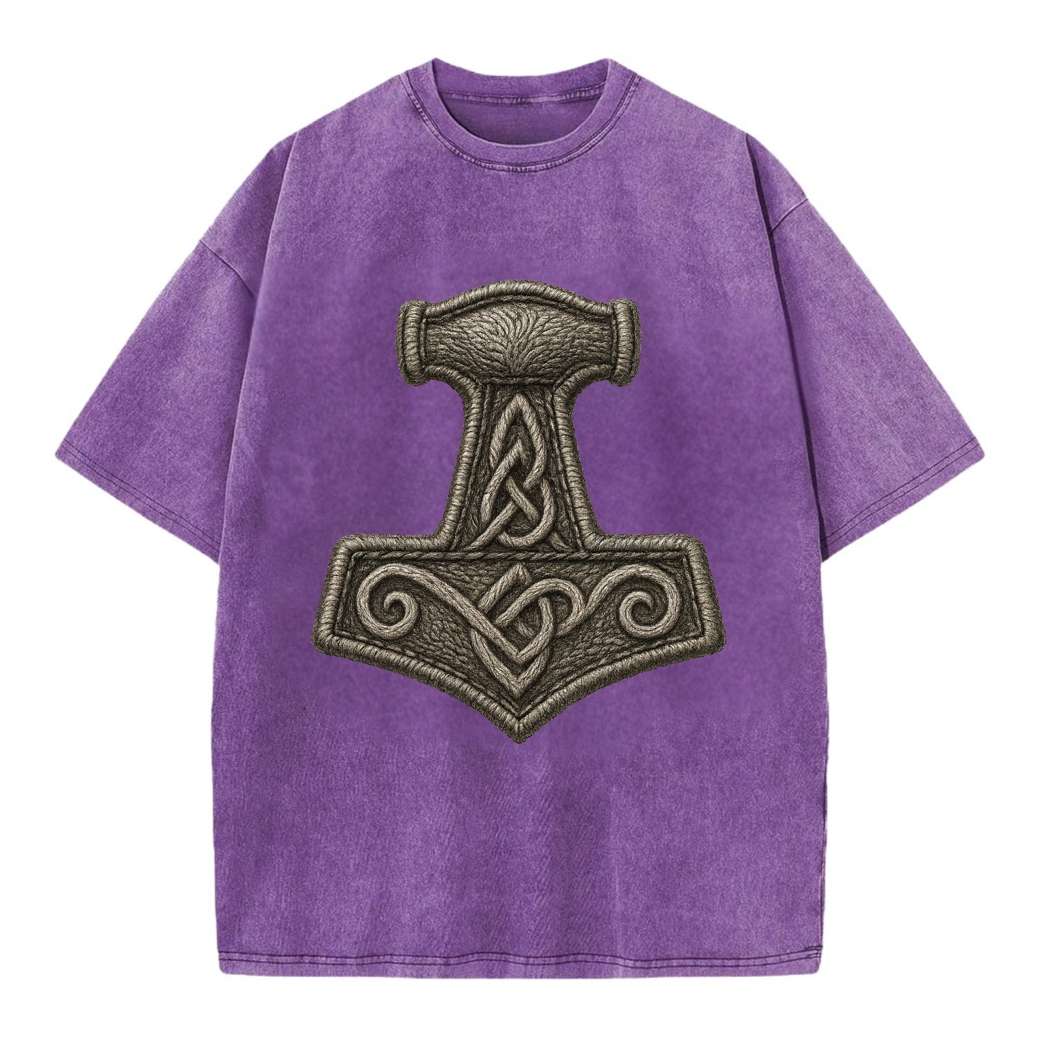Mjolnir  - Vintage T-shirt - Purple