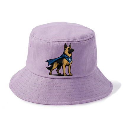 German Shepherd Patriotic Hero  - Bucket Hat - Purple
