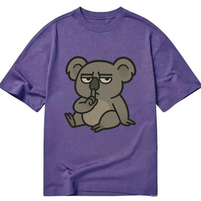 The Koala Judging - Classic T-shirt - Purple
