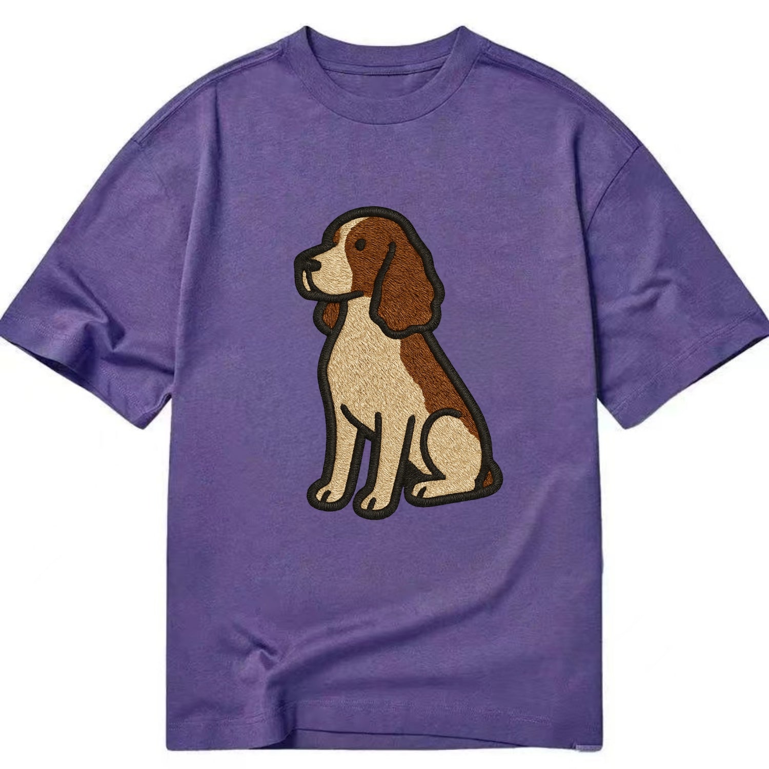 English Springer Spaniel - Modern spanie - Classic T-shirt - Purple