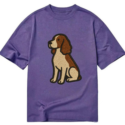 English Springer Spaniel - Modern spanie - Classic T-shirt - Purple