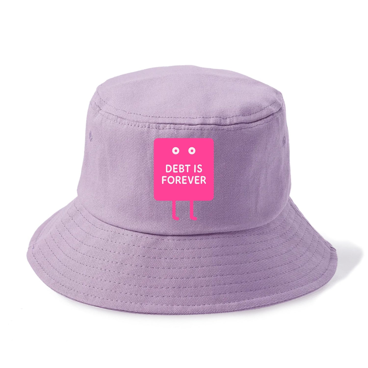 DEBT IS FOREVER | Immortal credit card - Bucket Hat - Purple