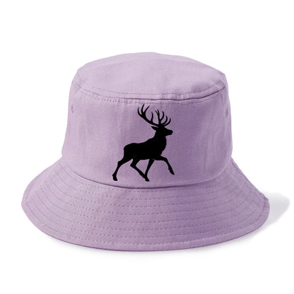 Deer with majestic antlers - Bucket Hat - Purple