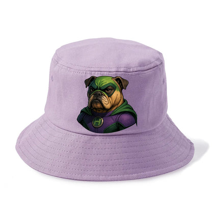 Bulldog Strong Hero  - Bucket Hat - Purple