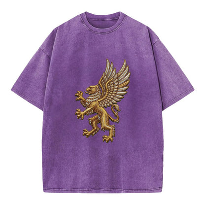 Griffin - Vintage T-shirt - Purple