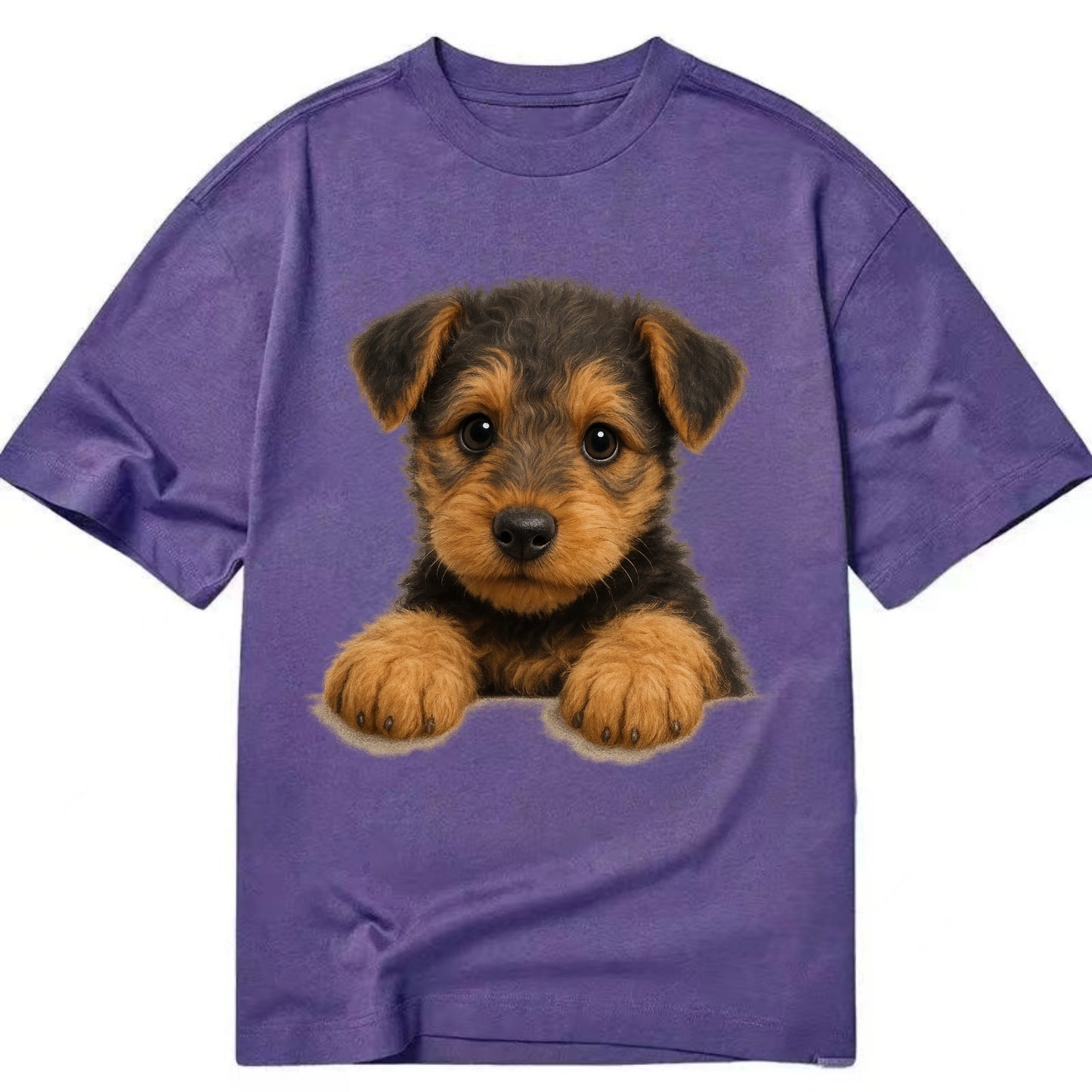 Airedale Terrier  - Classic T-shirt - Purple
