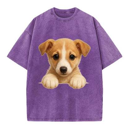 Whippet  - Vintage T-shirt - Purple