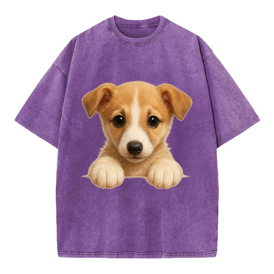 Whippet  - Vintage T-shirt - Purple