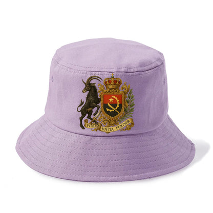 Angola Giant Sable Emblem  - Bucket Hat - Purple