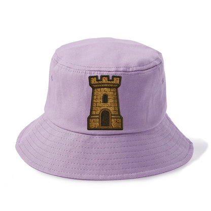 Castle Tower  - Bucket Hat - Purple
