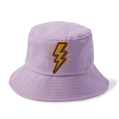 Lightning Bolt  - Bucket Hat - Purple