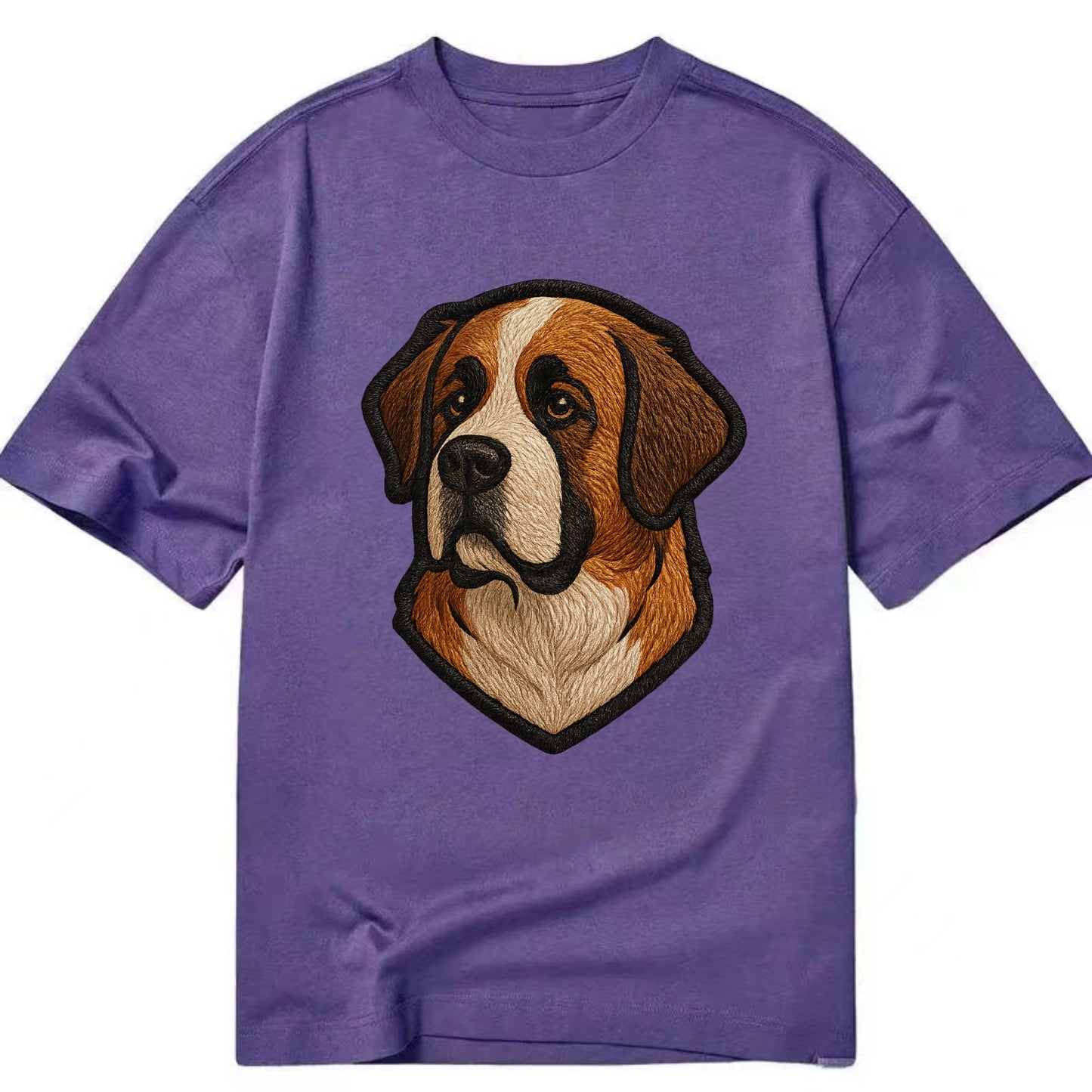 Saint Bernard - Modern gentle giant desi - Classic T-shirt - Purple